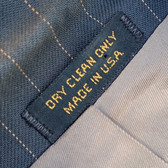 JOHN L. BLAIR (USA) MEN'S VINTAGE "PERSONAL CHOICE" PIN-STRIPED LUXURY BLAZER - Picture 17 of 17